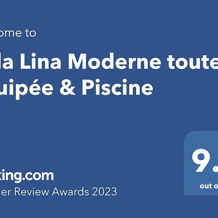 Villa Lina Moderne Toute Equipee & Piscine 미던 외부 사진